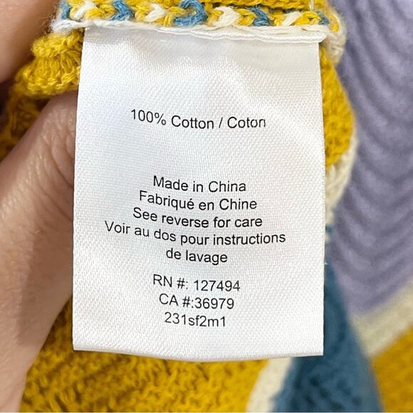 Heartloom Knit Mini Dress Beach Cover Up Woman’s size S Multicolor - Picture 4 of 8